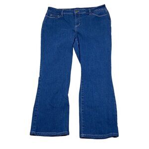 NYDJ Not Your‎ Daughters Jeans Women 18 37W x 28L Blue Barbara Bootcut Stretch
